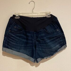 Maternity jean shorts, Size 12